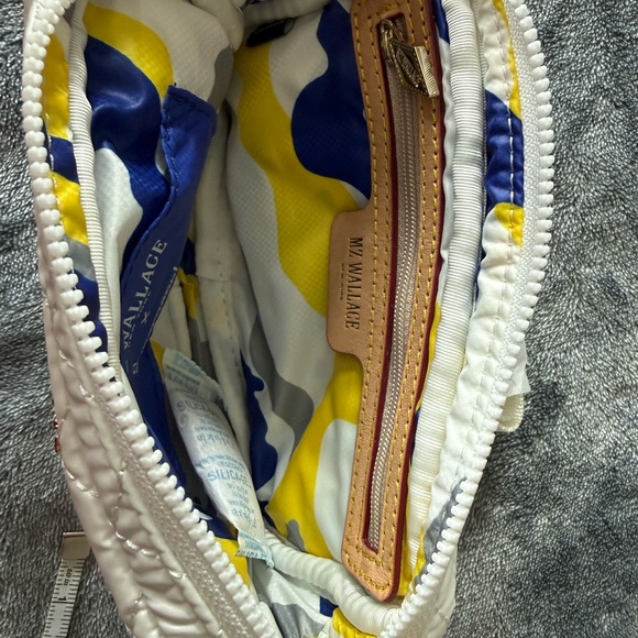 MZ Wallace White Quilted Crossbody/Belt Bag Supergoop! Collab - Picture 4 of 6